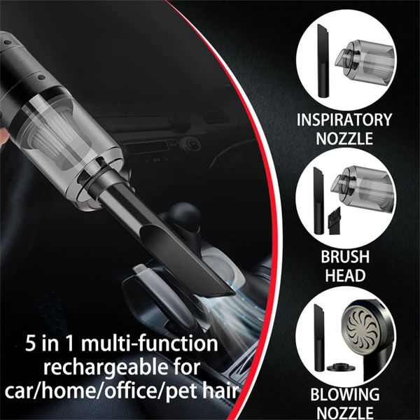 Mini Aspirador de Alta Potência